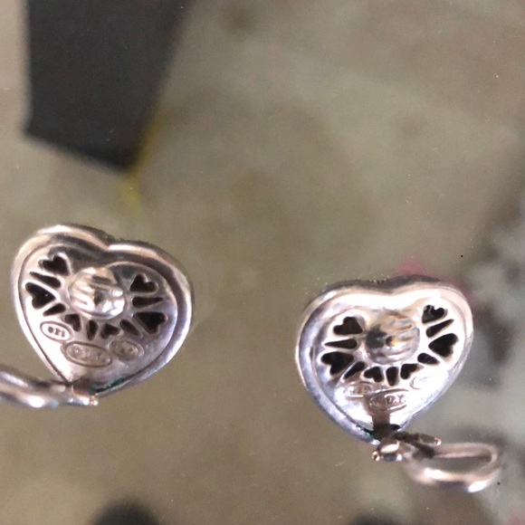 David Yurman heart earrings - Picture 2 of 2